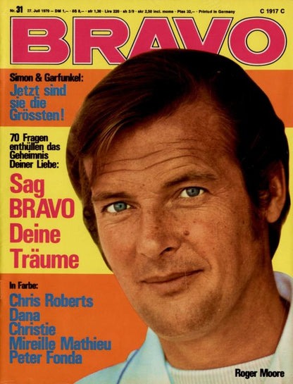 BRAVO Magazin - Alle Ausgaben von 1970 Nr. 31