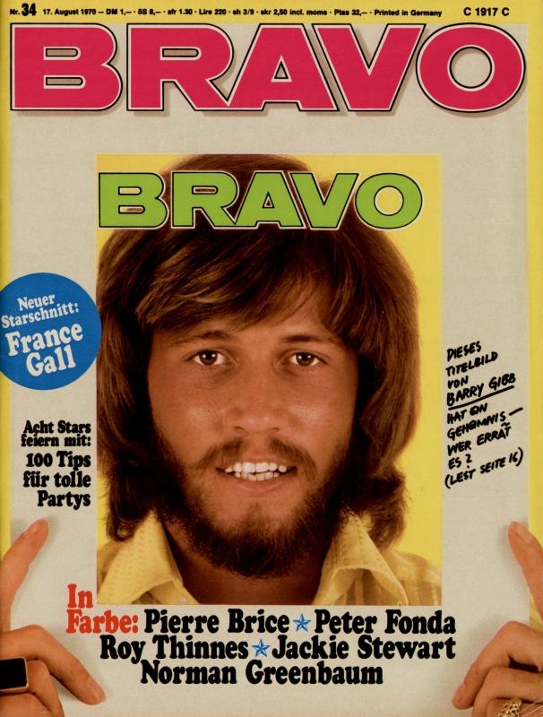 BRAVO Magazin - Alle Ausgaben von 1970 Nr. 34
