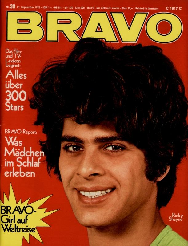 BRAVO Magazin - Alle Ausgaben von 1970 Nr. 39