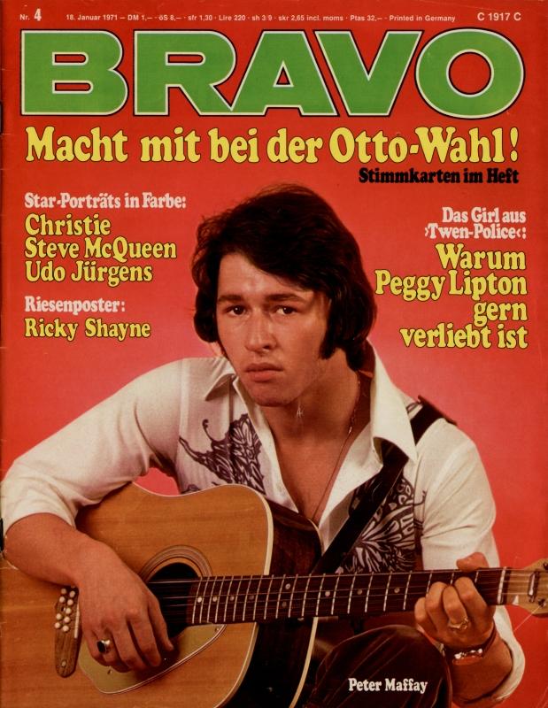 BRAVO Magazin - Alle Ausgaben von 1971 Nr. 04
