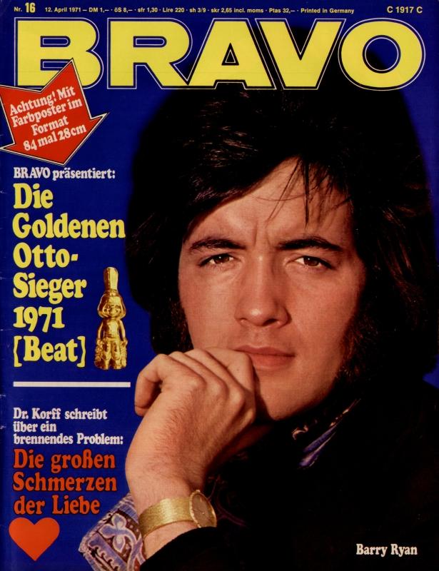 BRAVO Magazin - Alle Ausgaben von 1971 Nr. 16