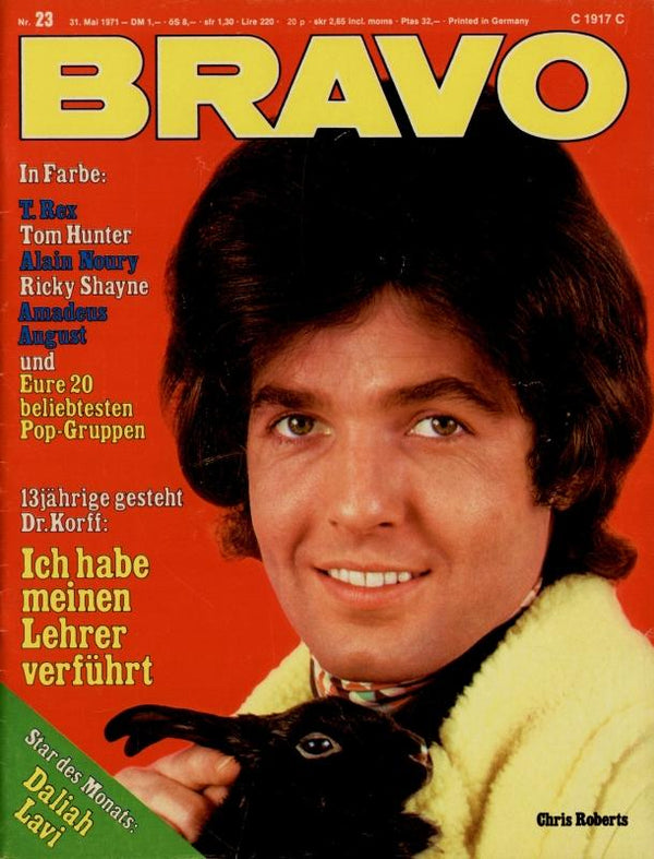 BRAVO Nr. 23 vom 31.05.1971 – Titelseite: Chris Roberts