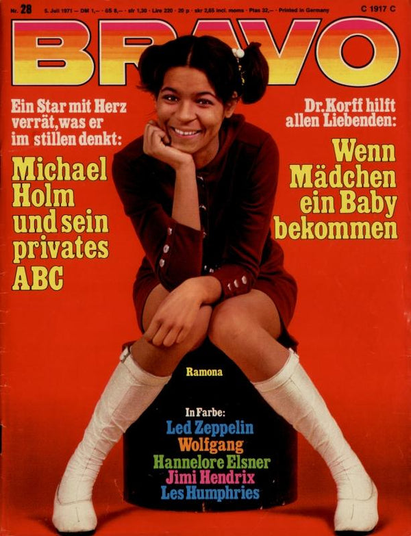 BRAVO Nr. 28 vom 5 juillet 1971 – Titelseite: Ramona
