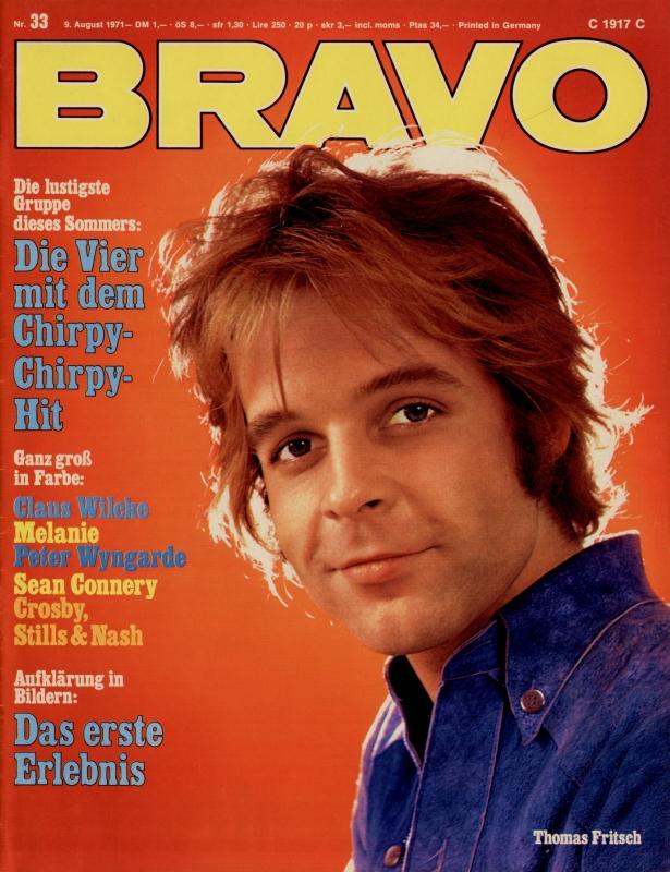 BRAVO Magazin - Alle Ausgaben von 1971 Nr. 33