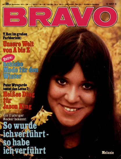 BRAVO Magazin - Alle Ausgaben von 1971 Nr. 39
