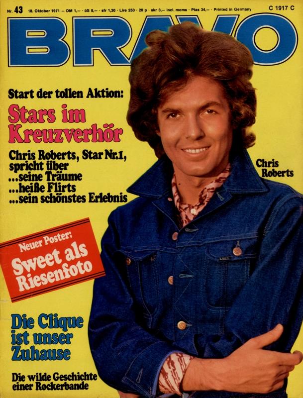 BRAVO Magazin - Alle Ausgaben von 1971 Nr. 43