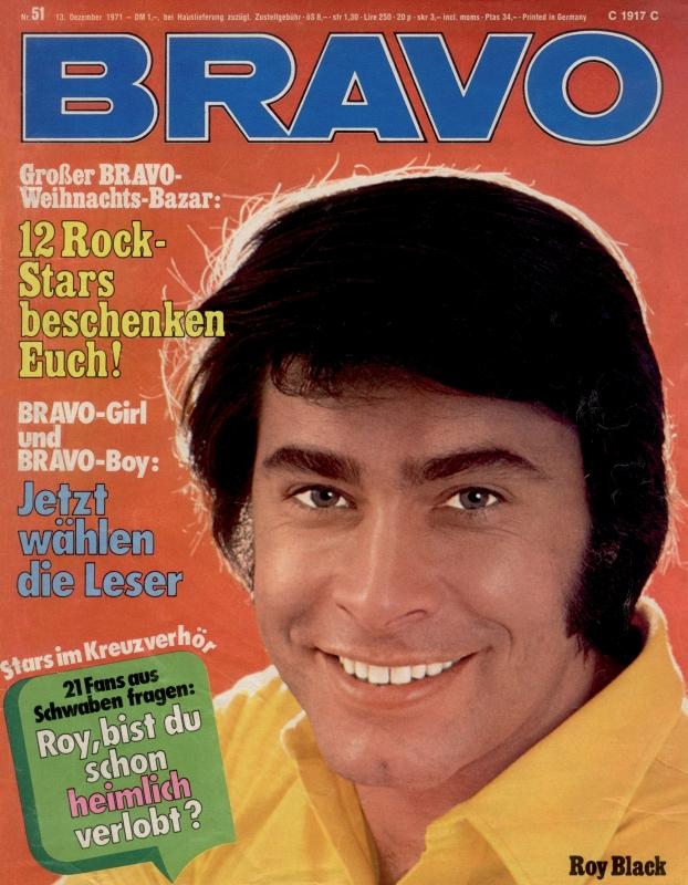BRAVO Magazin - Alle Ausgaben von 1971 Nr. 51