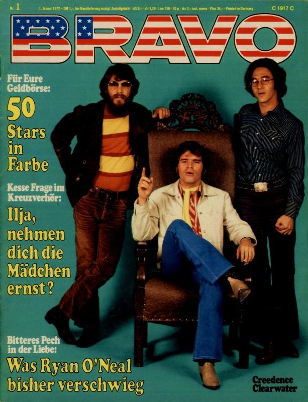 BRAVO Magazin - Alle Ausgaben von 1972 Nr. 01
