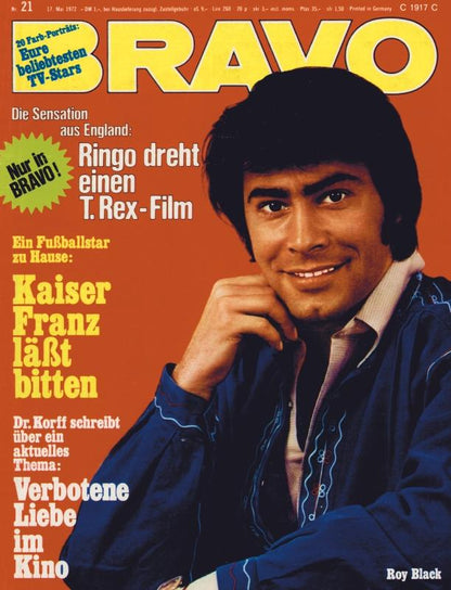 BRAVO Magazin - Alle Ausgaben von 1972 Nr. 21