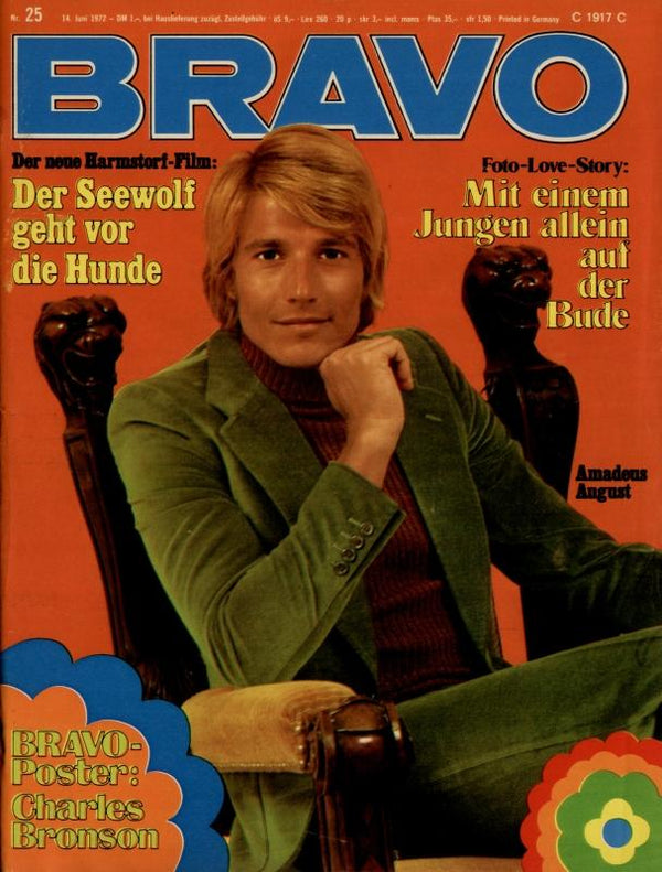 BRAVO Nr. 25 vom June 14, 1972 – Titelseite: Amadeus August