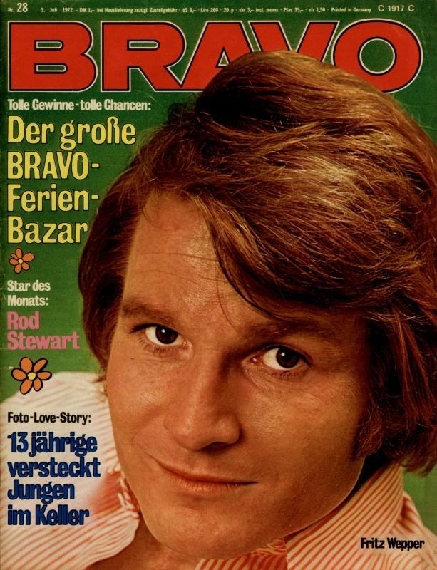 BRAVO Magazin - Alle Ausgaben von 1972 Nr. 28