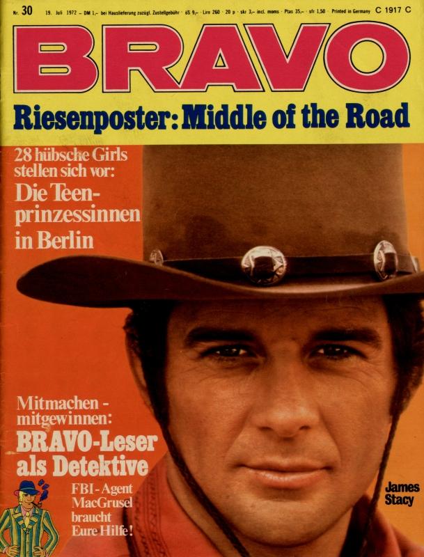 BRAVO Magazin - Alle Ausgaben von 1972 Nr. 30