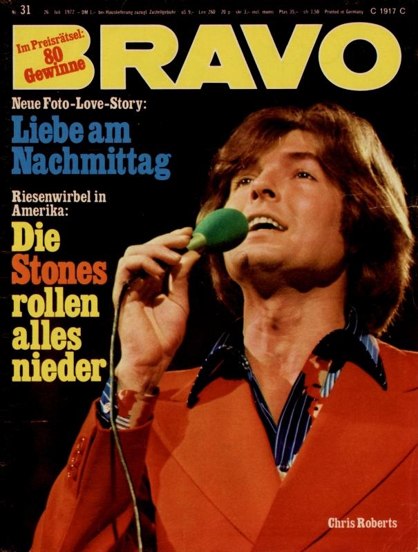 BRAVO Magazin - Alle Ausgaben von 1972 Nr. 31
