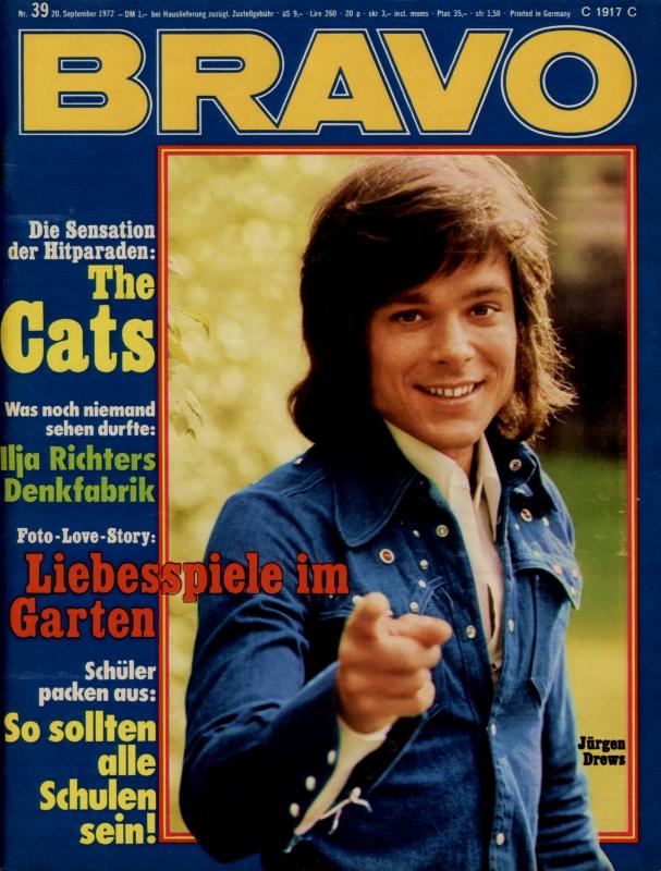 BRAVO Magazin - Alle Ausgaben von 1972 Nr. 39
