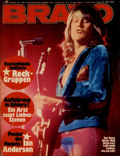 BRAVO Magazin - Alle Ausgaben von 1972 Nr. 45