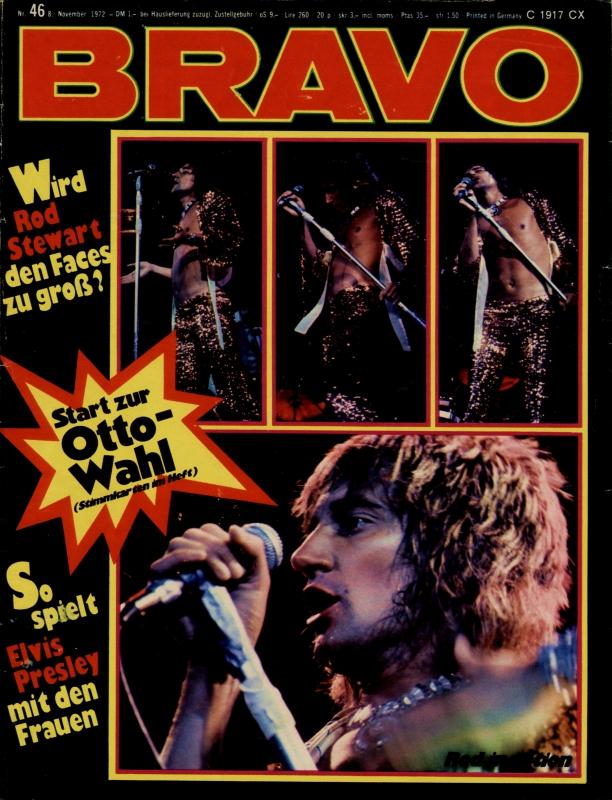 BRAVO Magazin - Alle Ausgaben von 1972 Nr. 46
