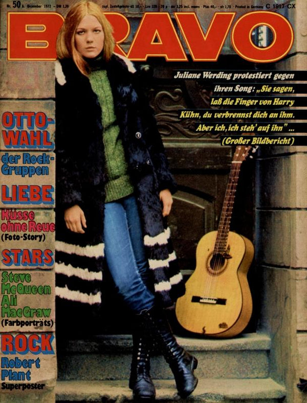 BRAVO Nr. 50 vom 6 décembre 1972 – Titelseite: Juliane Werding