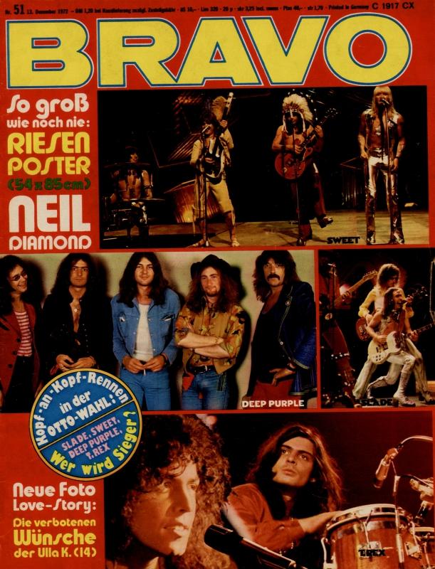 BRAVO Magazin - Alle Ausgaben von 1972 Nr. 51