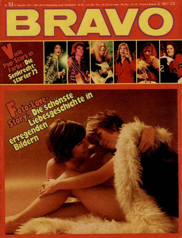 BRAVO Nr. 53 vom 27 décembre 1972 – Titelseite: Couple