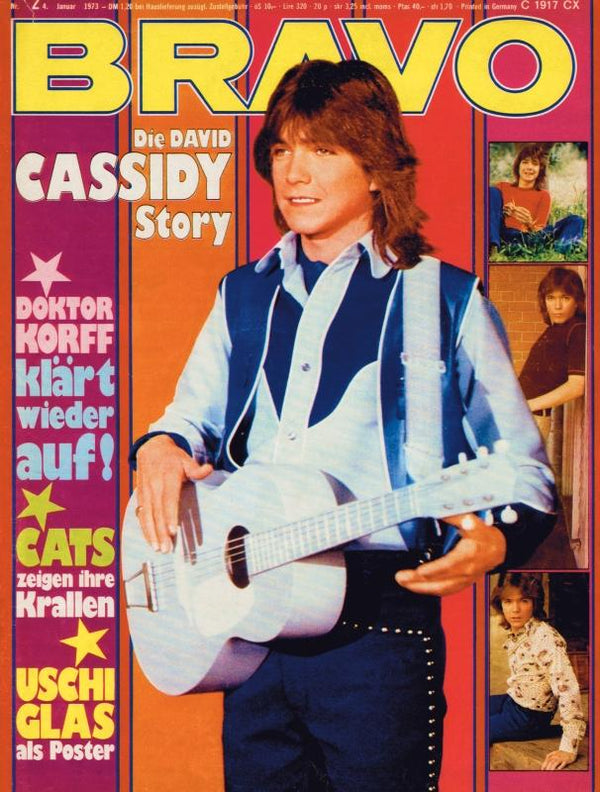 BRAVO Nr. 2 vom 4 janvier 1973 – Titelseite: David Cassidy