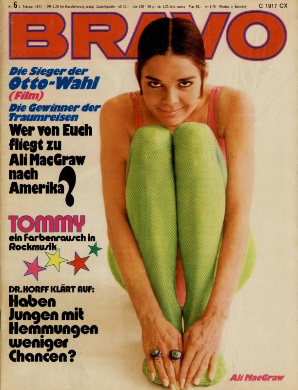 BRAVO Magazin - Alle Ausgaben von 1973 Nr. 06