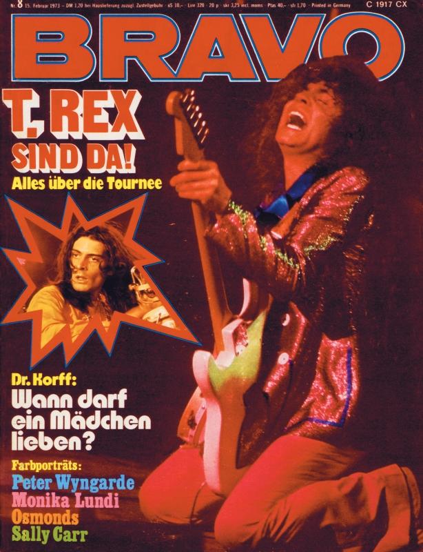 BRAVO Magazin - Alle Ausgaben von 1973 Nr. 08