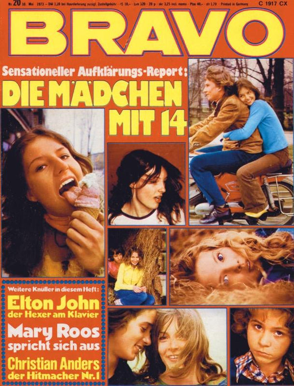 BRAVO Nr. 20 vom 10 mai 1973 – Titelseite: Divers