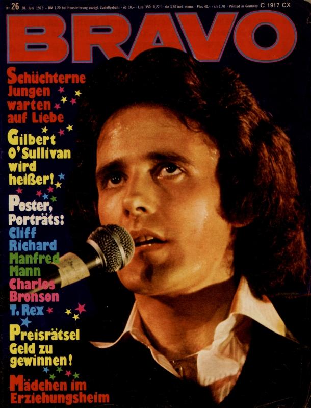 BRAVO Magazin - Alle Ausgaben von 1973 Nr. 26