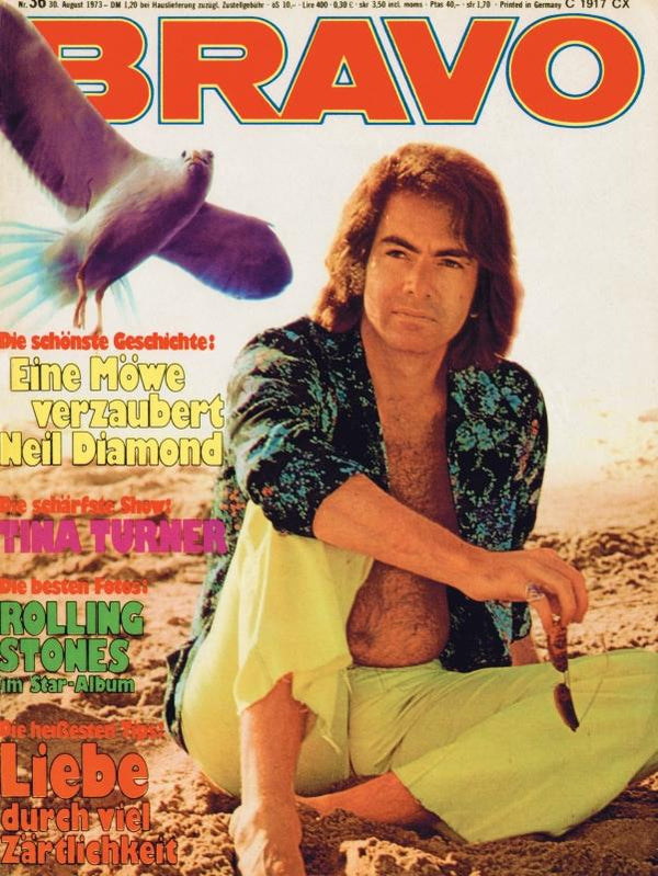 BRAVO Nr. 36 vom 30 août 1973 – Titelseite: Neil Diamond