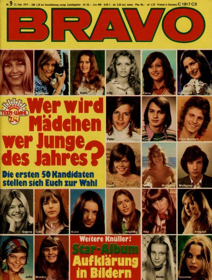 BRAVO Magazin - Alle Ausgaben von 1974 Nr. 09