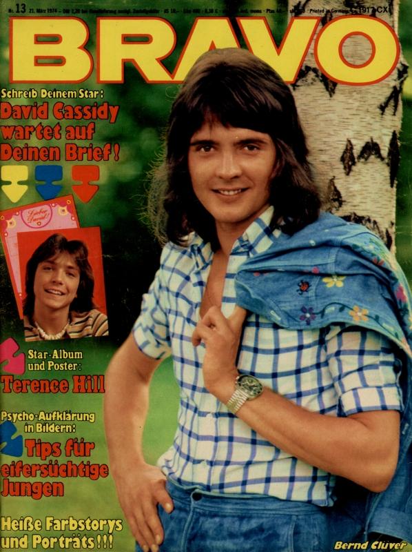 BRAVO Nr. 13 vom 21 mars 1974 – Titelseite: Bernd Clüver
