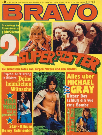 BRAVO Magazin - Alle Ausgaben von 1974 Nr. 16
