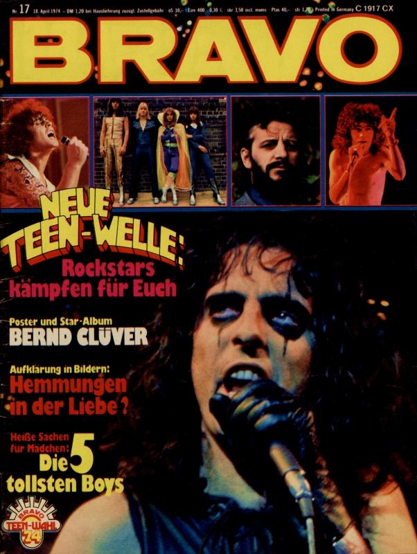BRAVO Magazin - Alle Ausgaben von 1974 Nr. 17
