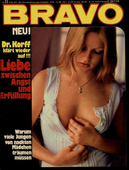 BRAVO Magazin - Alle Ausgaben von 1974 Nr. 23