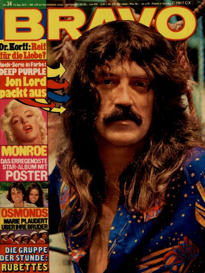 BRAVO Magazin - Alle Ausgaben von 1974 Nr. 34