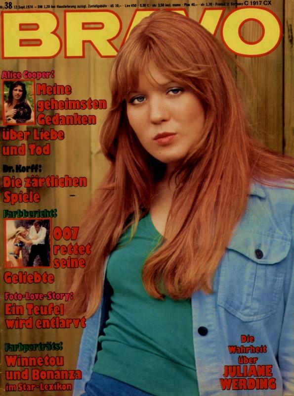 BRAVO Nr. 38 vom 12 septembre 1974 – Titelseite: Juliane Werding