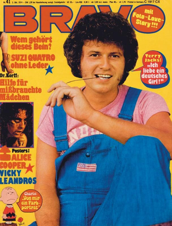 BRAVO Nr. 41 vom 3 octobre 1974 – Titelseite: Terry Jack