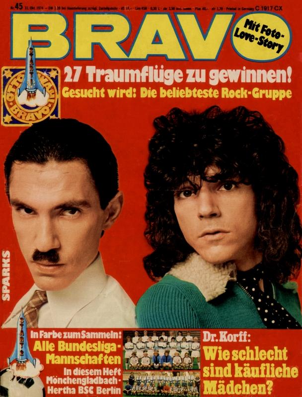BRAVO Magazin - Alle Ausgaben von 1974 Nr. 45