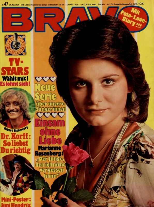 BRAVO Magazin - Alle Ausgaben von 1974 Nr. 47