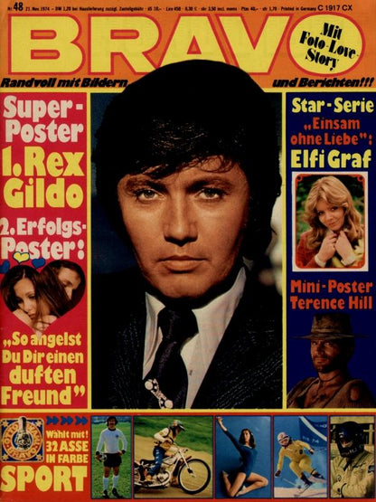 BRAVO Magazin - Alle Ausgaben von 1974 Nr. 48