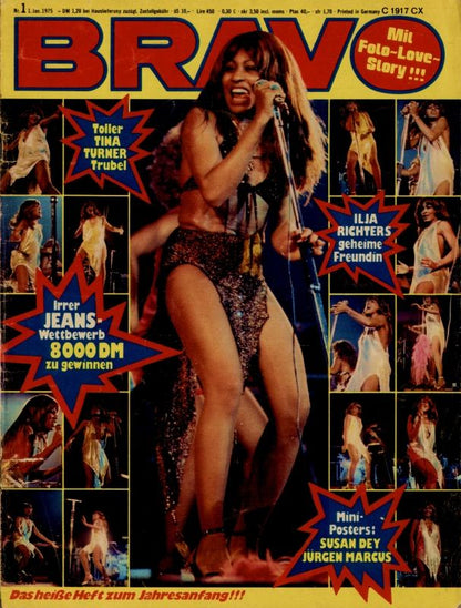 BRAVO Magazin - Alle Ausgaben von 1975 Nr. 01