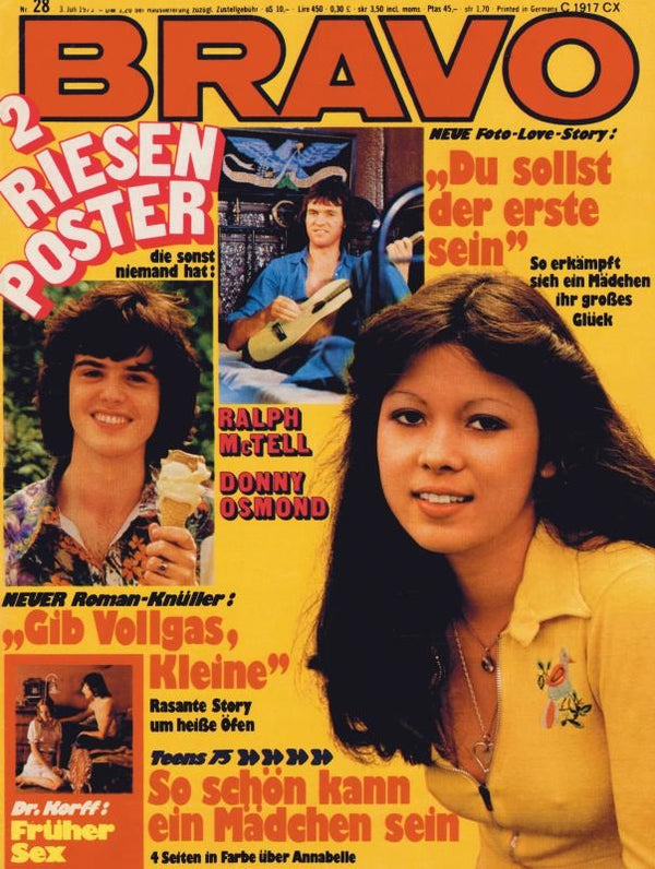 BRAVO Nr. 28 vom 03.07.1975 – Titelseite: Annabelle Takona