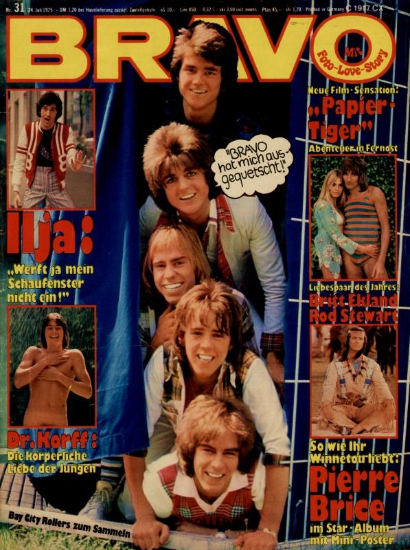 BRAVO Nr. 31 vom 24 juillet 1975 – Titelseite: Rouleaux de Bay City