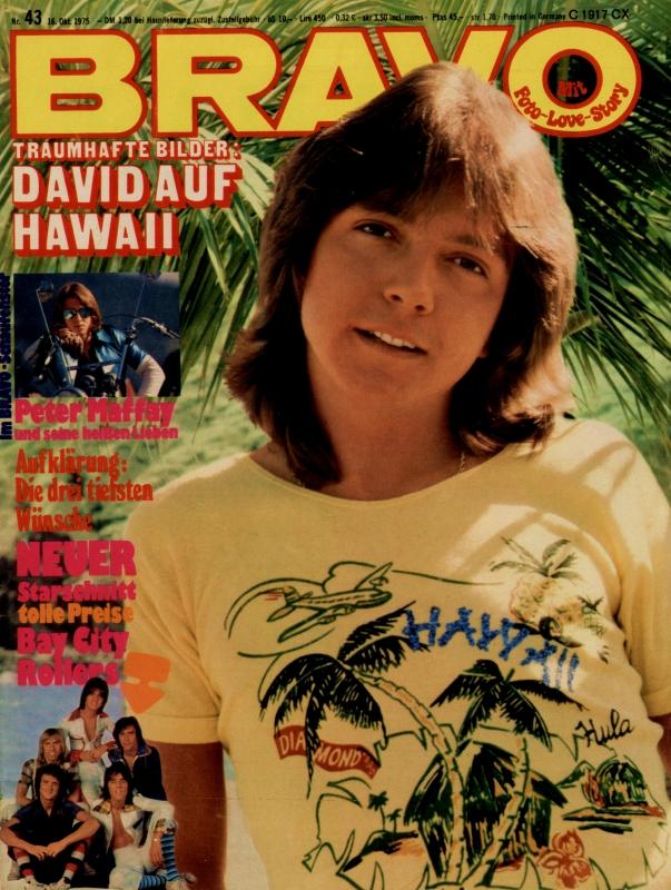 BRAVO Magazin - Alle Ausgaben von 1975 Nr. 43