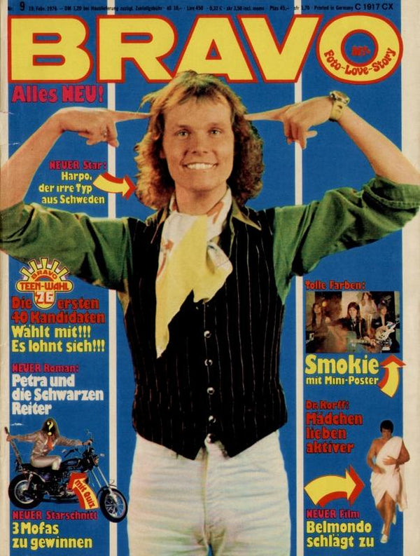 BRAVO Nr. 9 vom 19 février 1976 – Titelseite: Harpo