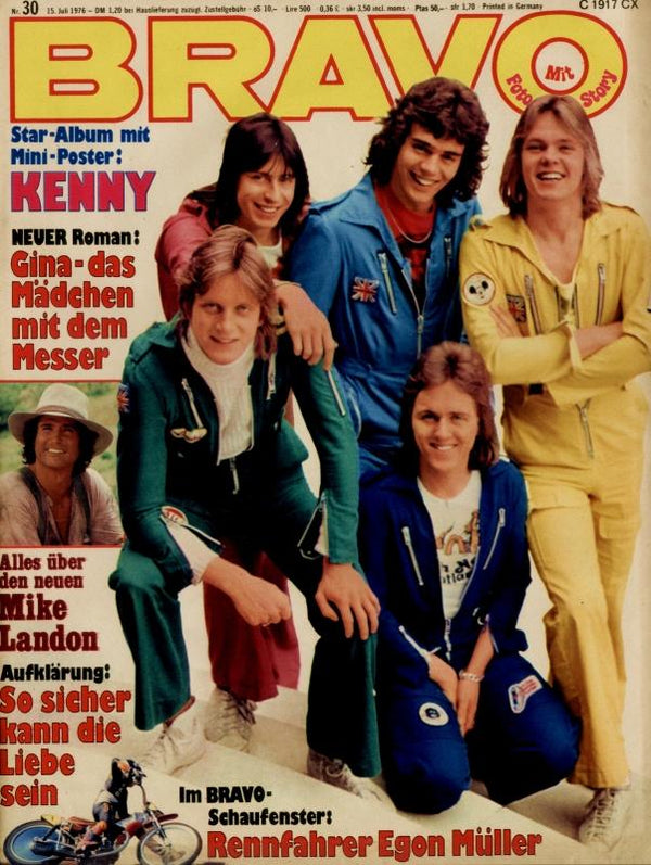 BRAVO Nr. 30 vom 15.07.1976 – Titelseite: Kenny