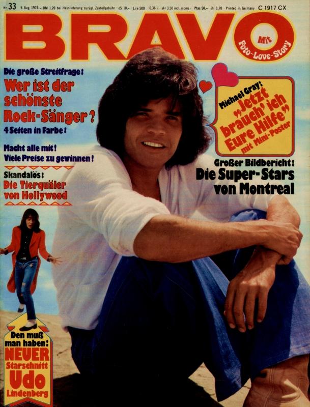 BRAVO Magazin - Alle Ausgaben von 1976 Nr. 33