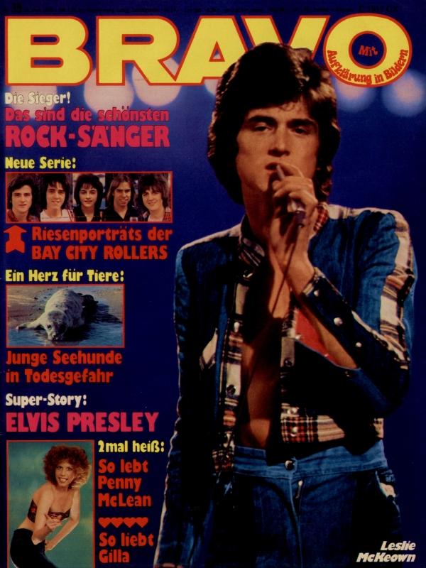 BRAVO Nr. 39 vom 16 septembre 1976 – Titelseite: Leslie McKeown