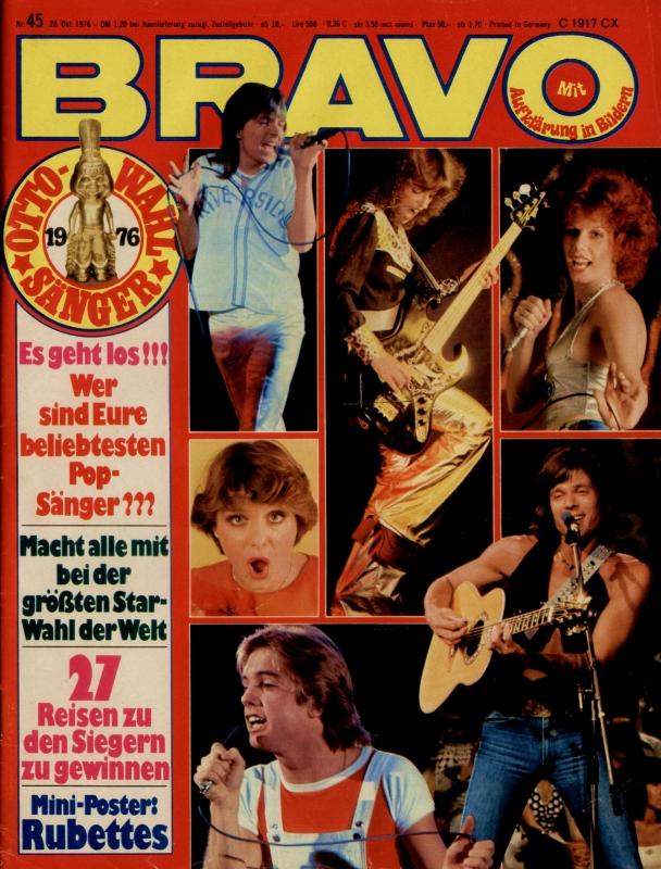 BRAVO Magazin - Alle Ausgaben von 1976 Nr. 45