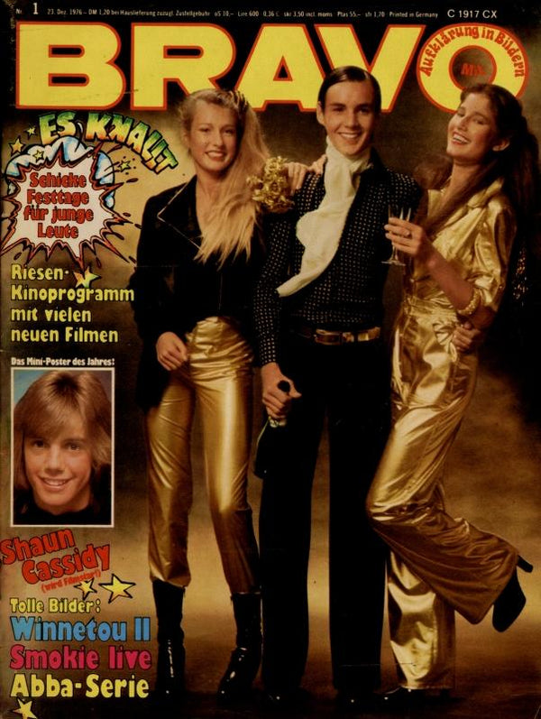 BRAVO Nr. 1 vom 23 décembre 1976 – Titelseite: Plongeurs